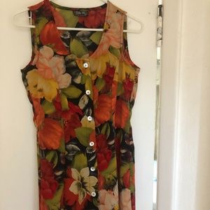 Vintage 90s Floral Shift Dress